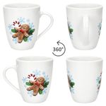 6er Set Candyman Kaffeebecher mit Henkel aus Porzellan _Bild_4