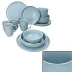 16tlg Kombiservice Jasper Graublau für 4 Personen aus Steingut - 4x 414110 + 4x 414196 + 4x 414219 + 4x 414226_Bild_2