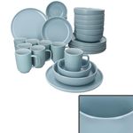 32tlg Kombiservice Jasper Graublau für 8 Personen aus Steingut - 8x 414110 + 8x 414196 + 8x 414219 + 8x 414226_Bild_2