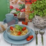 32tlg Kombiservice Jasper Graublau für 8 Personen aus Steingut - 8x 414110 + 8x 414196 + 8x 414219 + 8x 414226_Bild_3