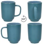 12tlg Frühstücksset Jasper Ozeanblau für 6 Personen aus Steingut - 6x 414271 + 6x 414356_Bild_5