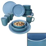 16tlg Kombiservice Jasper Ozeanblau für 4 Personen aus Steingut - 4x 414271 + 4x 414363 + 4x 414370 + 4x 414387_Bild_1