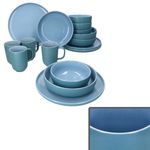 16tlg Kombiservice Jasper Ozeanblau für 4 Personen aus Steingut - 4x 414271 + 4x 414363 + 4x 414370 + 4x 414387_Bild_2