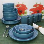 16tlg Kombiservice Jasper Ozeanblau für 4 Personen aus Steingut - 4x 414271 + 4x 414363 + 4x 414370 + 4x 414387_Bild_3