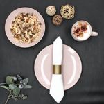 6tlg Frühstücksset OSSIA Tearose ROSA für 2 Personen aus Steingut - 582750_Bild_3