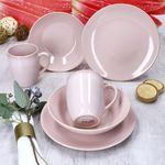 6tlg Frühstücksset OSSIA Tearose ROSA für 2 Personen aus Steingut - 582750_Bild_6