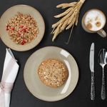 6tlg Frühstücksset OSSIA Tearose SAND für 2 Personen aus Steingut - 582760_Bild_3