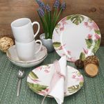 6tlg Frühstücksset OSSIA Tearose EXOTIC für 2 Personen aus Steingut - 582760/582750_Bild_3