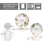 6tlg Frühstücksset OSSIA Tearose EXOTIC für 2 Personen aus Steingut - 582760/582750_Bild_7