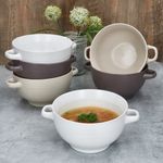 6er Set SANDY Suppentassen mit Griffen für 6 Personen aus Steingut – 24328218_Bild_3