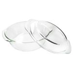 Brat- & Backform mit Deckel rund groß 2 Liter aus Glas - 90539_Bild_2