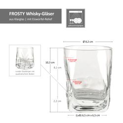 06-11107321S-Borgonovo-Frosty-Whisky-Tumbler-Glaeser-330ml-Bemassung.jpg 12er Set FROSTY Whisky Gläser - 11107321S_Bild_7
