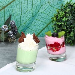 05-11006520S-Borgonovo-Pisa-Schnapsglaeser-50cl-Ambientebild-Dessert-02.jpg 6er Set PISA schräge Schnapsgläser aus Glas - 11006520S_Bild_6