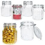6er Set Einmachglas eckig Bügelverschluss PRIMA 1L - 17211020S_Bild_1