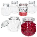 6er Set Einmachglas eckig Bügelverschluss PRIMA 2L - 17212520S_Bild_1
