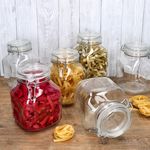 6er Set Einmachglas eckig Bügelverschluss PRIMA 2L - 17212520S_Bild_6