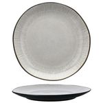 6er Set Kuchenteller Reactive Glaze Dark Cement für 6 Personen aus Steingut – 24321914_Bild_4