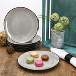 6er Set Kuchenteller Reactive Glaze Dark Cement für 6 Personen aus Steingut – 24321914_Bild_5