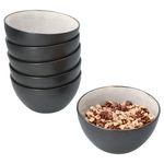 6er Set Dessertschale Reactive Glaze Dark Cement für 6 Personen aus Steingut – 24321906_Bild_1