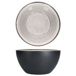 6er Set Dessertschale Reactive Glaze Dark Cement für 6 Personen aus Steingut – 24321906_Bild_4