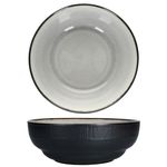 6er Set Schale Reactive Glaze Dark Cement für 6 Personen aus Steingut – 24321922_Bild_4