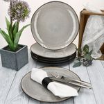 6er Set Speiseteller Reactive Glaze Dark Cement für 6 Personen aus Steingut – 24321918_Bild_3