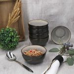 6er Set Puddingschale Reactive Glaze Dark Cement für 6 Personen aus Steingut – 24321908_Bild_5