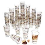 48er Set CANDY Latte Macchiato Gläser mit Schrift-Dekor 380ml_Bild_1