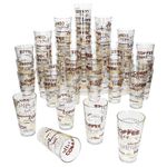 48er Set CANDY Latte Macchiato Gläser mit Schrift-Dekor 380ml_Bild_2