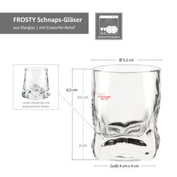 06-11107122S-Borgonovo-Frosty-Schnapsglaeser-70ml-Bemassung1.jpg 12er Set FROSTY Schnapsgläser aus Glas - 11107122S_Bild_7