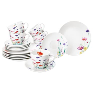 18tlg Kaffeeservice MARIE Porzellan für 6 Personen_Bild_1