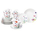 18tlg Kaffeeservice MARIE Porzellan für 6 Personen_Bild_1