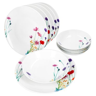 12tlg Tafelservice Marie aus Porzellan für 6 Personen_Bild_1