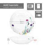 6er Set MARIE Suppenteller Porzellan für 6 Personen_Bild_6