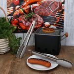 2x Küchenzange SANTOS grau aus Edelstahl & Silikon - 11452_Bild_2