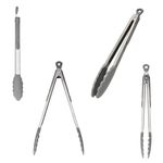 2x Küchenzange SANTOS grau aus Edelstahl & Silikon - 11452_Bild_4