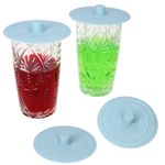 4er Set FLEX Frischhaltedeckel Ø10cm hellblau aus Silikon – 10053_Bild_1