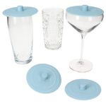 4er Set FLEX Frischhaltedeckel Ø10cm hellblau aus Silikon – 10053_Bild_2