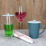 4er Set FLEX Frischhaltedeckel Ø10cm hellblau aus Silikon – 10053_Bild_3