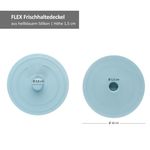 4er Set FLEX Frischhaltedeckel Ø10cm hellblau aus Silikon – 10053_Bild_7