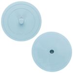 2er Set FLEX Frischhaltedeckel Ø20cm hellblau aus Silikon – 10052_Bild_4