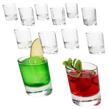 12er Set PISA schräge Schnapsgläser aus Glas - 11006520S_Bild_1