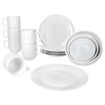 15tlg. Frühstücksservice TOMMY weiß Porzellan für 6 Personen_Bild_2