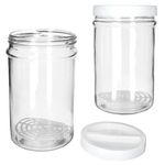 2er Set Vorratsgläser ORTES 5L mit weißem Kunststoffdeckel - 17307626U2_Bild_1