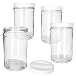 4er Set Vorratsgläser ORTES 5L mit weißem Kunststoffdeckel - 17307626U2_Bild_2