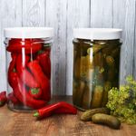 4er Set Vorratsgläser ORTES 5L mit weißem Kunststoffdeckel - 17307626U2_Bild_5