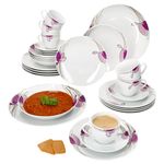 30tlg. Kombiservice VIOLA Porzellan für 6 Personen_Bild_1