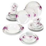 30tlg. Kombiservice VIOLA Porzellan für 6 Personen_Bild_2
