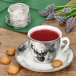 6er Set Kaffeetassen mit Untertassen ALOIS Porzellan für 6 Personen_Bild_6