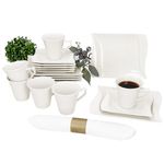 18tlg. Kaffeeservice IVORY aus Porzellan für 6 Personen_Bild_1